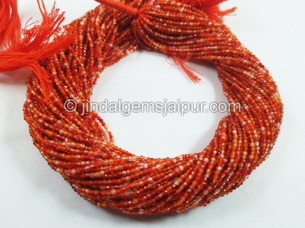 Red Onyx Micro Cut Round Beads